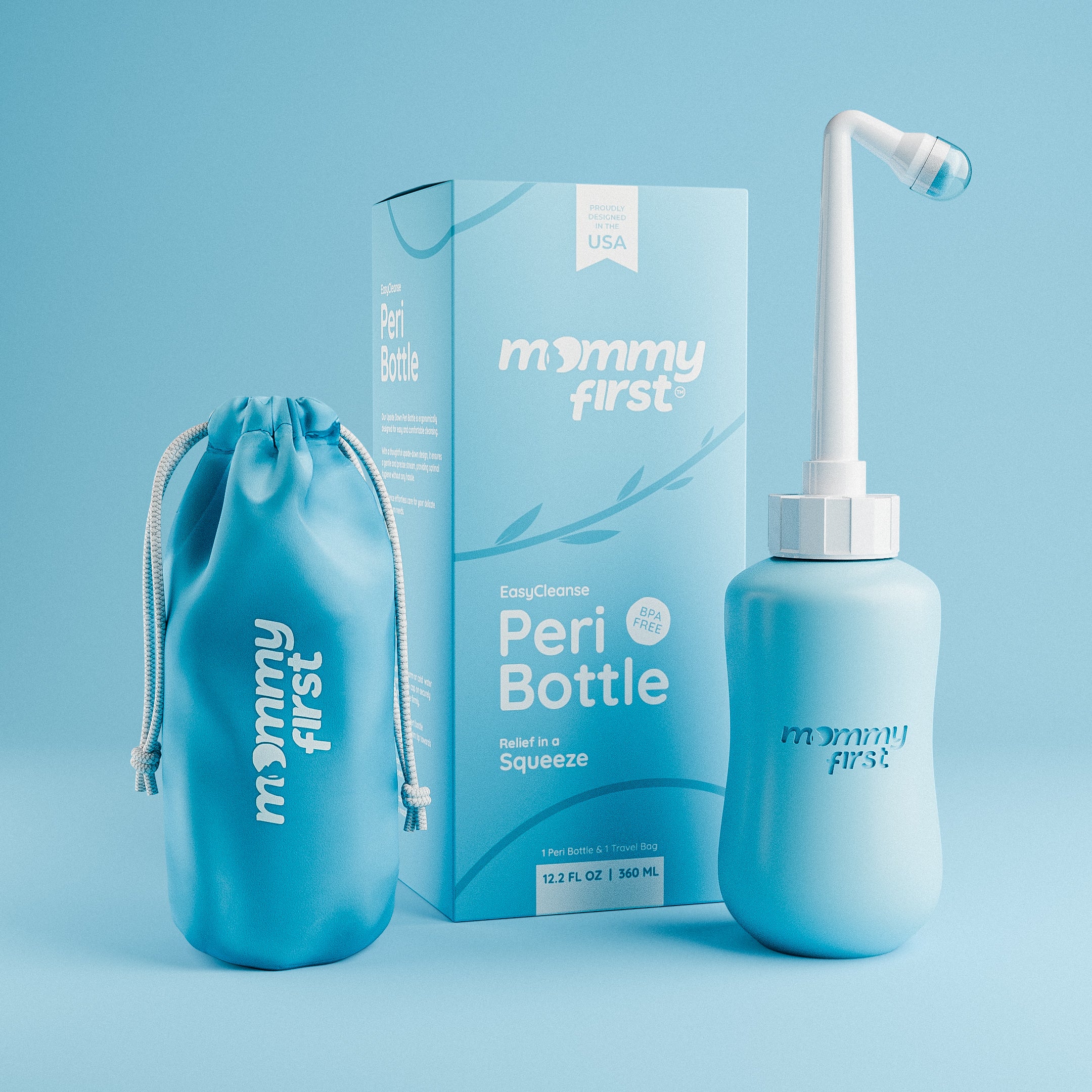 Mommy First Peri Bottle - Blue