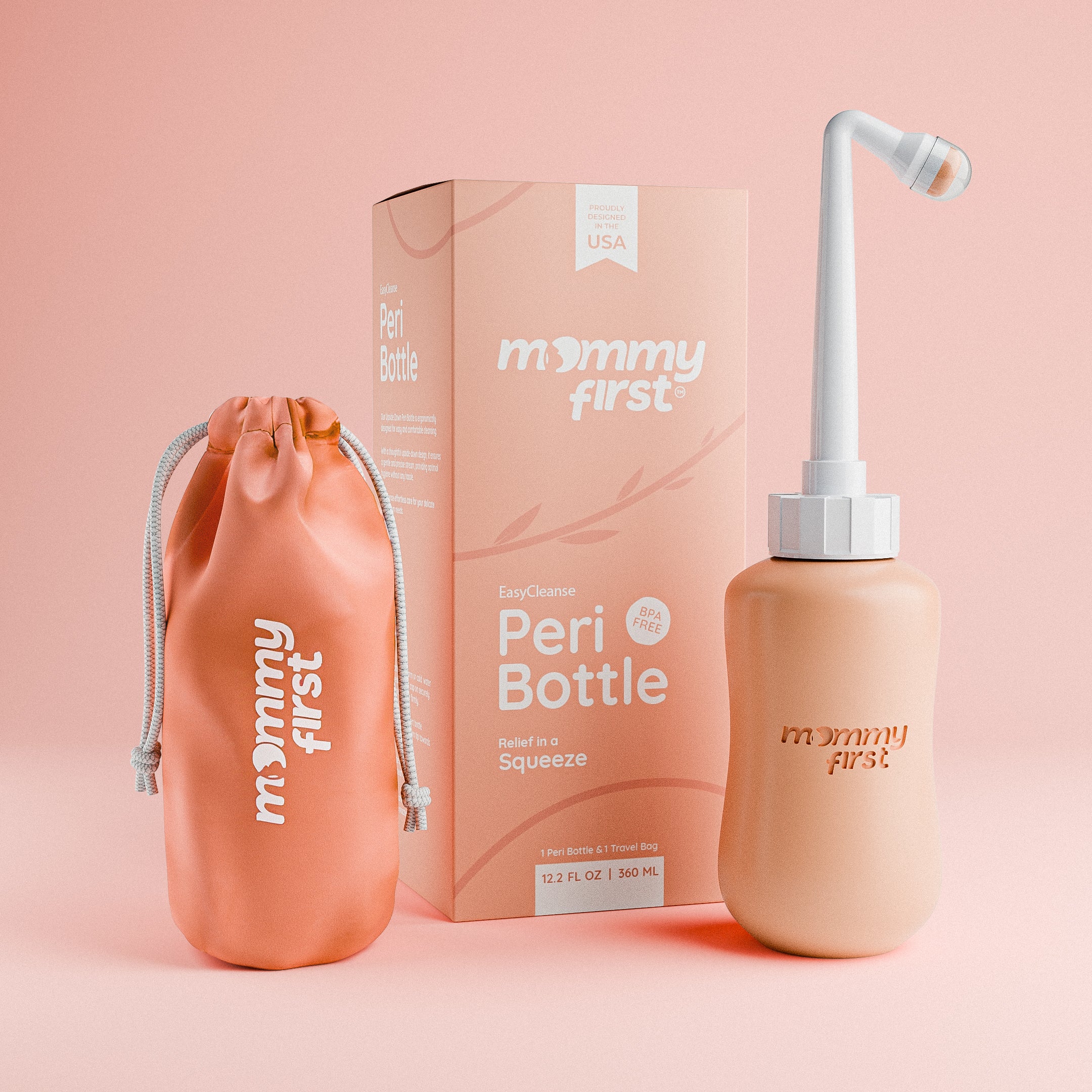 Mommy First Peri Bottle - Peach