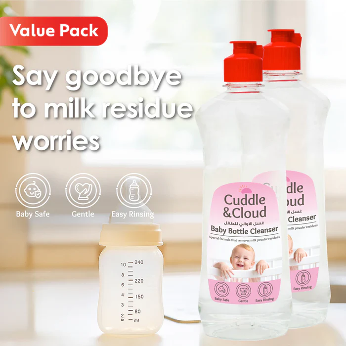 Cuddle & Cloud Baby Bottle Cleanser 500ml Pack of 2