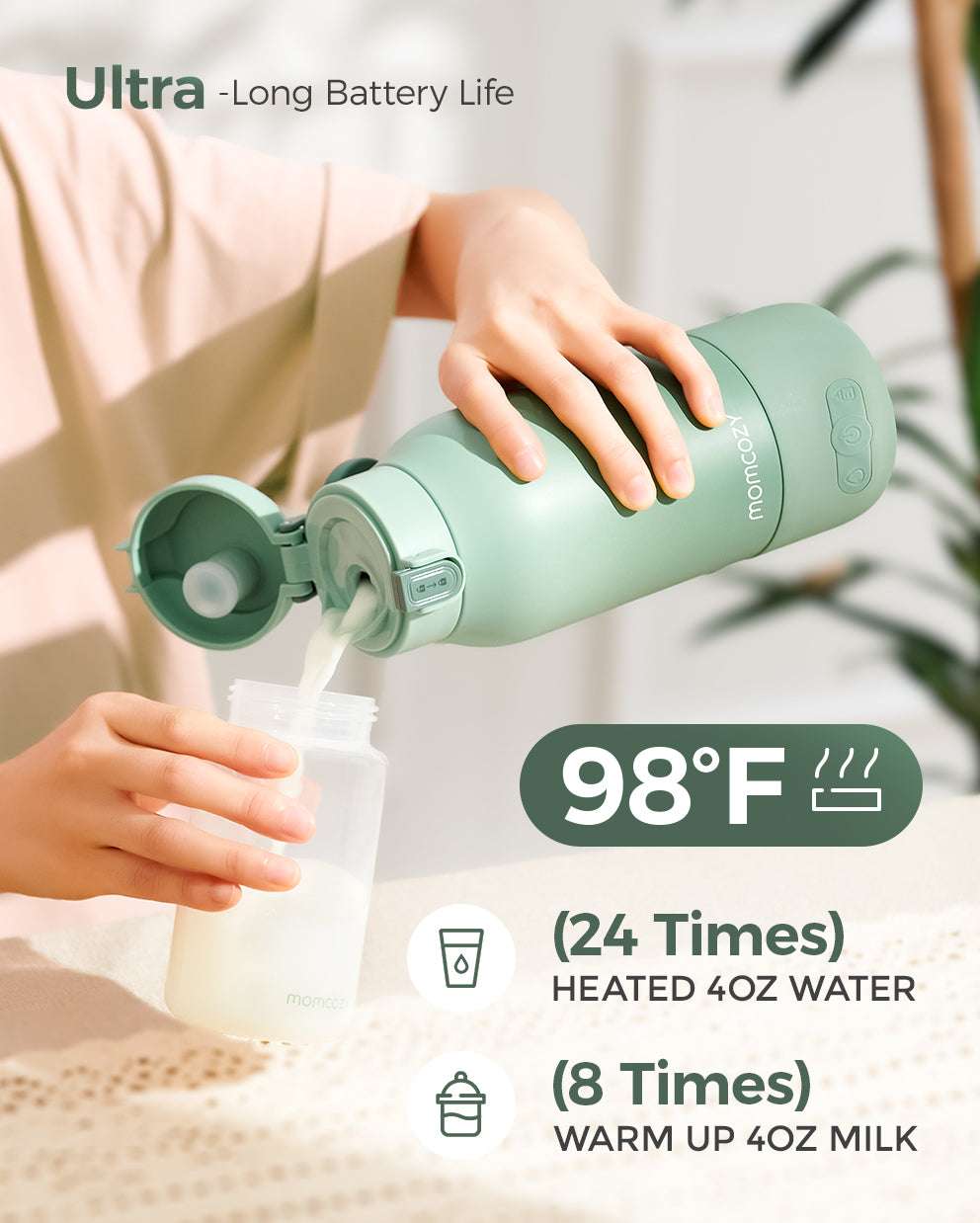 Momcozy Portable Breast Milk & Water Warmer for Travel