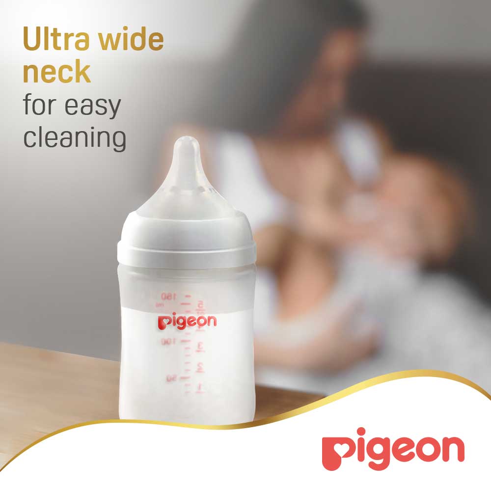 Pigeon Softouch Wide Neck Nursing Bottle Plastic 160 ml