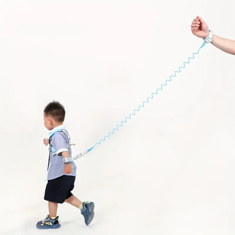 2 in 1 Toddler Safety Leash with Harness Blue