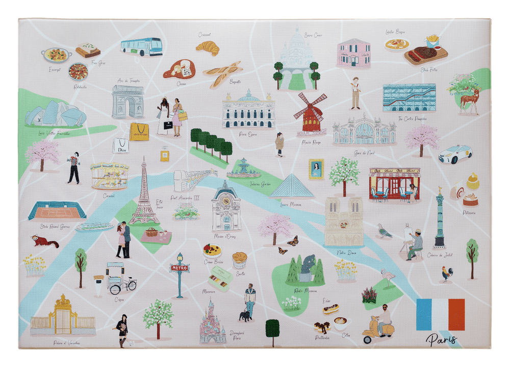 Milk It Baby Paris Play Mat